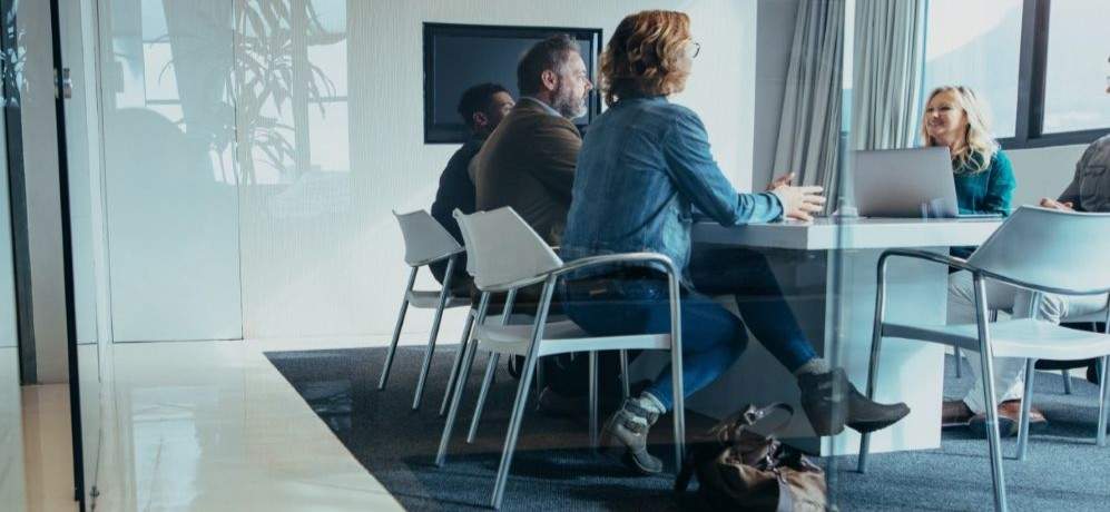 People in a meeting